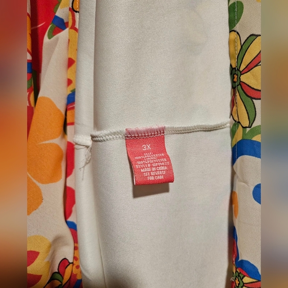 Flying Tomato Multicolor Floral Maxi Dress Size 3X - Picture 9 of 11